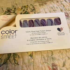 Color Street Blue and Purple Nail Strips